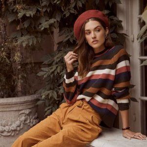 ASTR The Label Womens Size M Multi Ribbed S